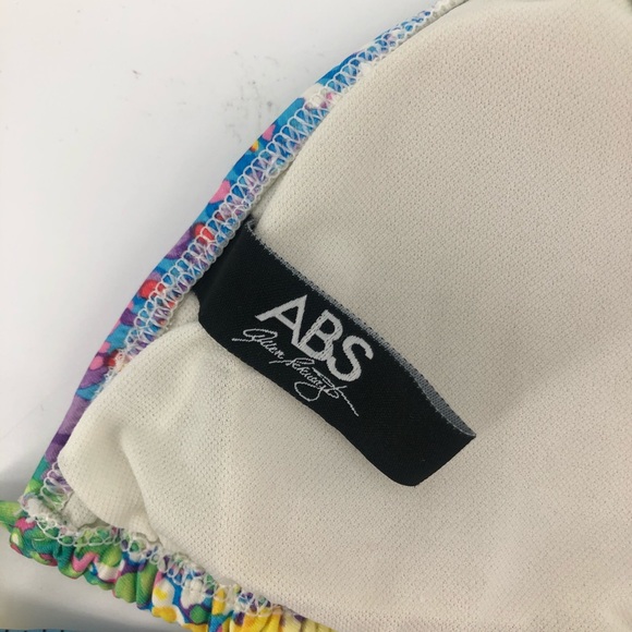 🎈ABS by Allen Schwartz Bikini Triangle Halter Top - Picture 2 of 4